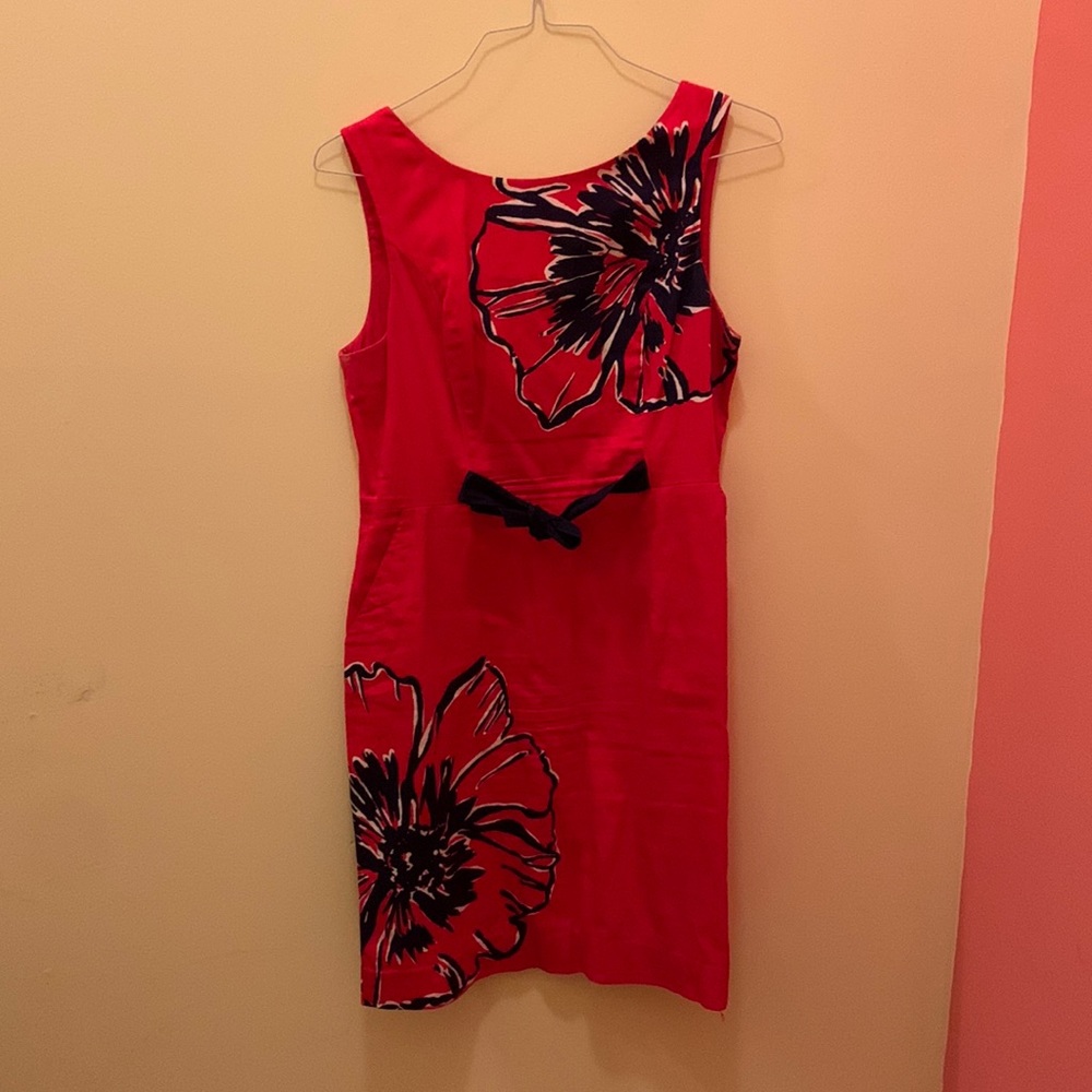 EUC! Red and Blue Lilly Pulitzer Dress